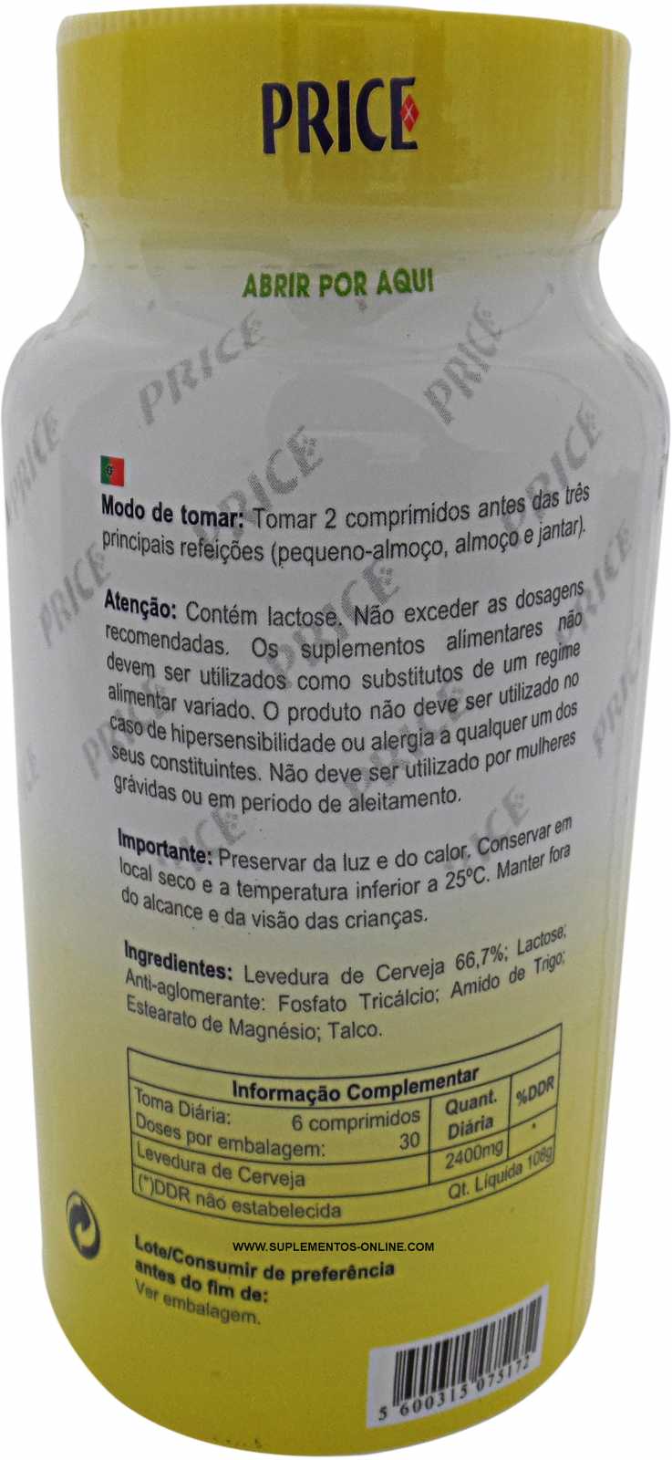 Fharmonat Levedura 180 comprimidos