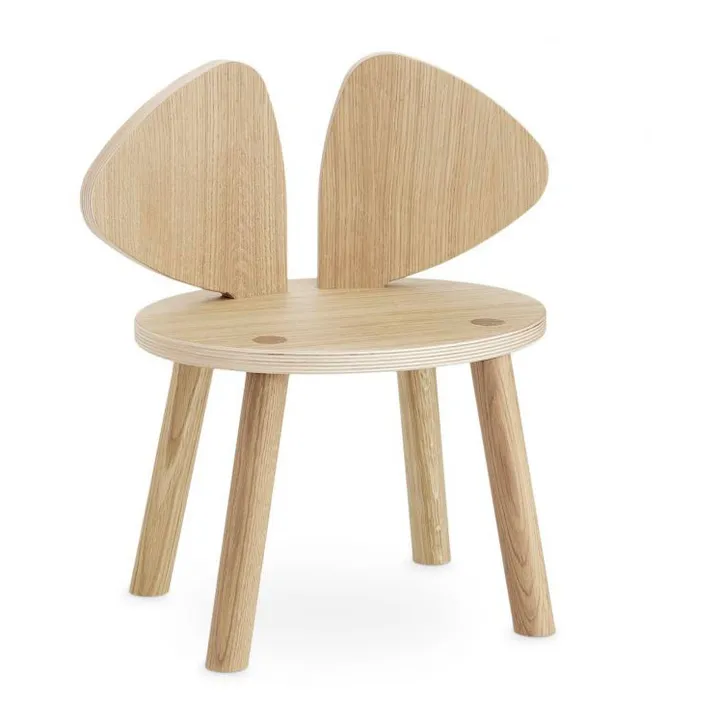 Nofred Chaise en chêne Souris | Chêne