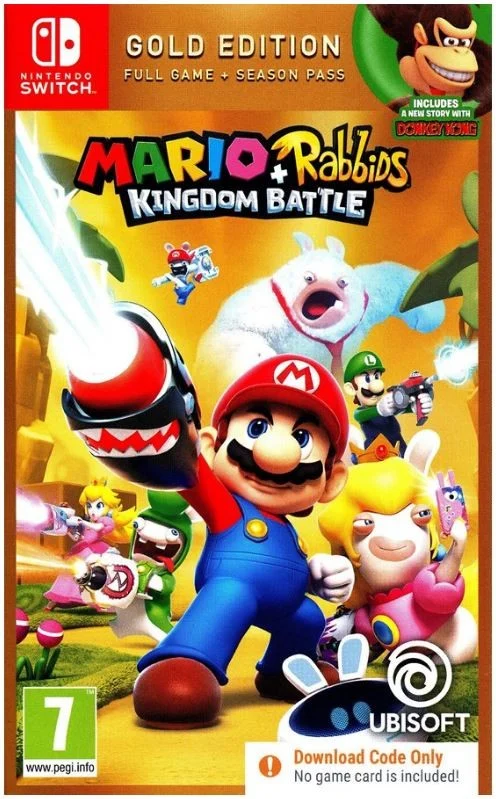 Mario + Rabbids Kingdom Battle (Gold Edition) (Code in Box)- Nintendo Switch