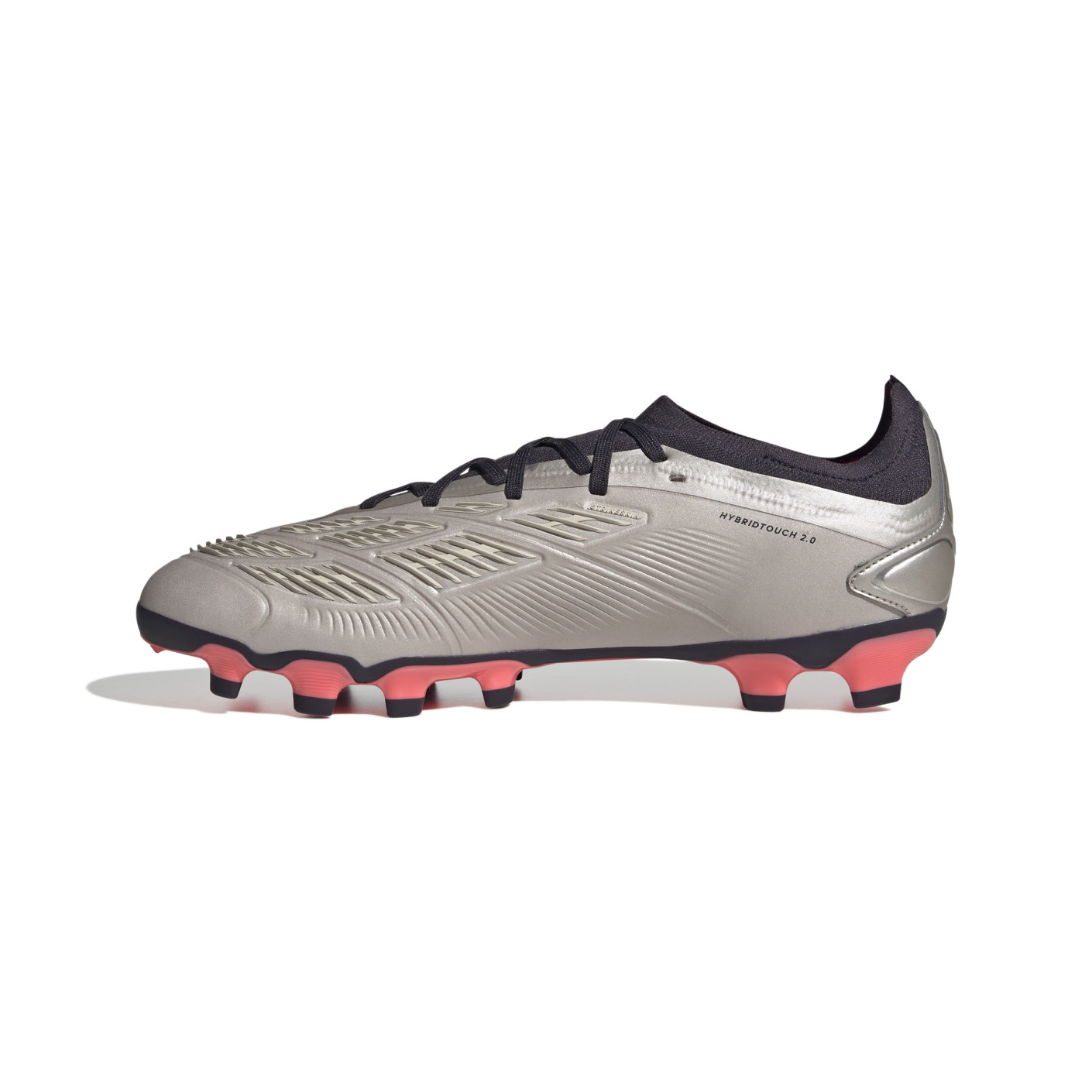 Adidas Predator Pro Gras / Kunstgras Voetbalschoenen (MG) Zilver Zwart Roze