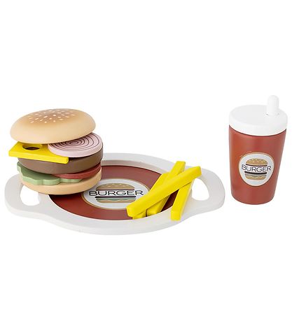 Bloomingville Mini Spiellebensmittel - Jools - Burger - 13 Teile