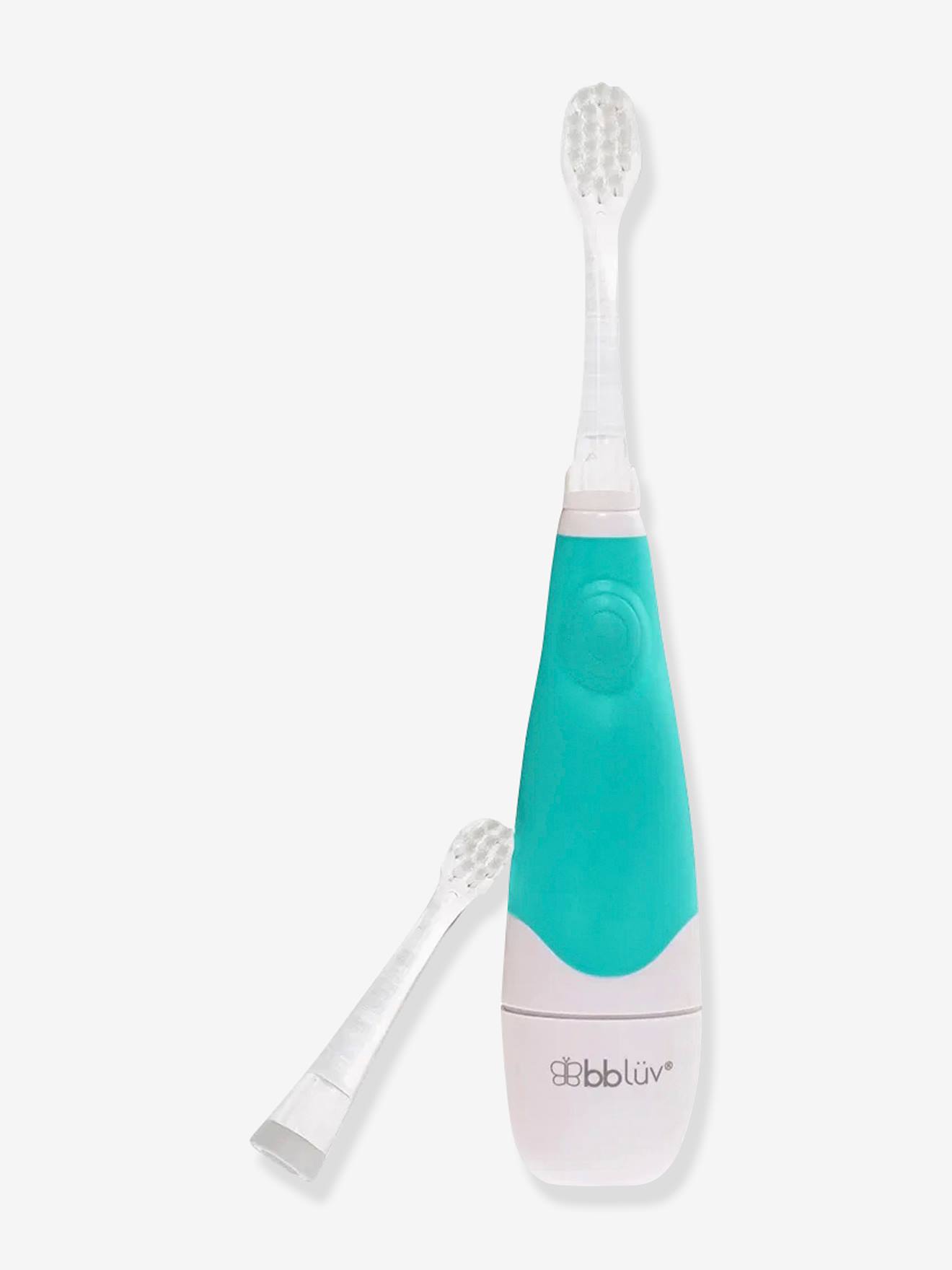 Escova de dentes ultrassônica de 2 estágios, com 1 cabeça de substituição para cada estágio.