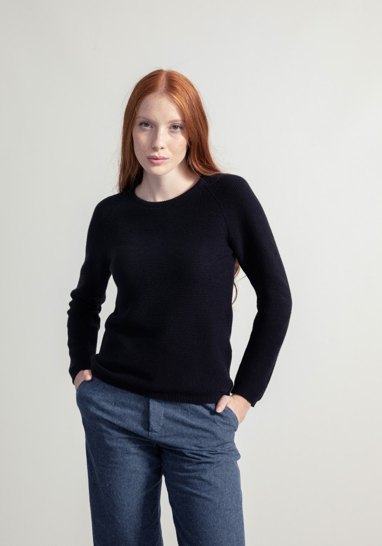 Rifo Kaschmirpullover Giulietta Nero Ardesia