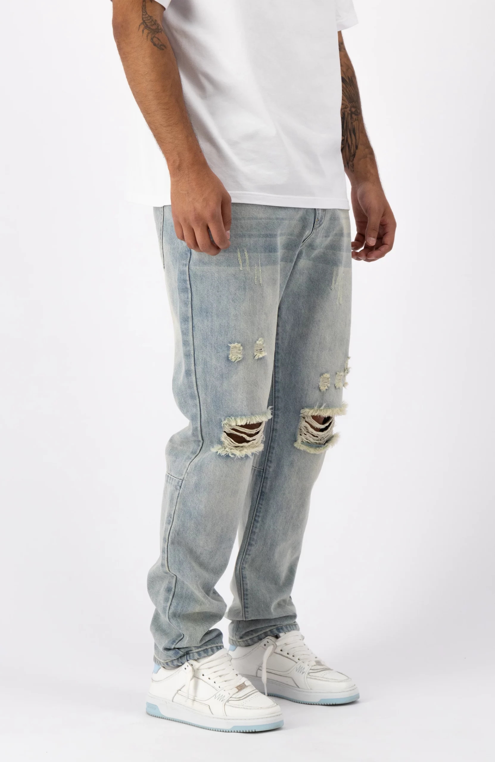 Black Bananas Razor Denim Jeans Lichtblauw