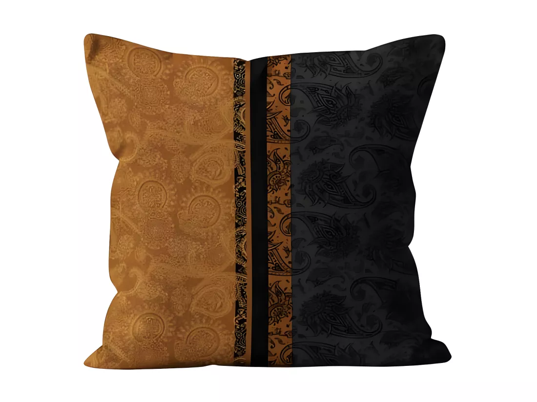Coussin en velours 40x40 cm VELVET O02, par Soleil d'ocre