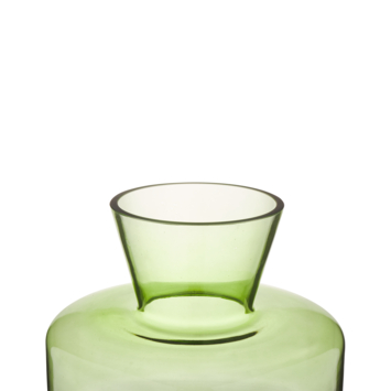 Vaas glas groen 20x20x20cm