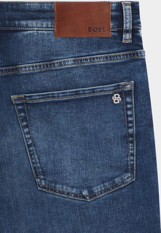 BOSS Orange - Remaine Bo - Herenjeans - Mêlee - Katoenmix