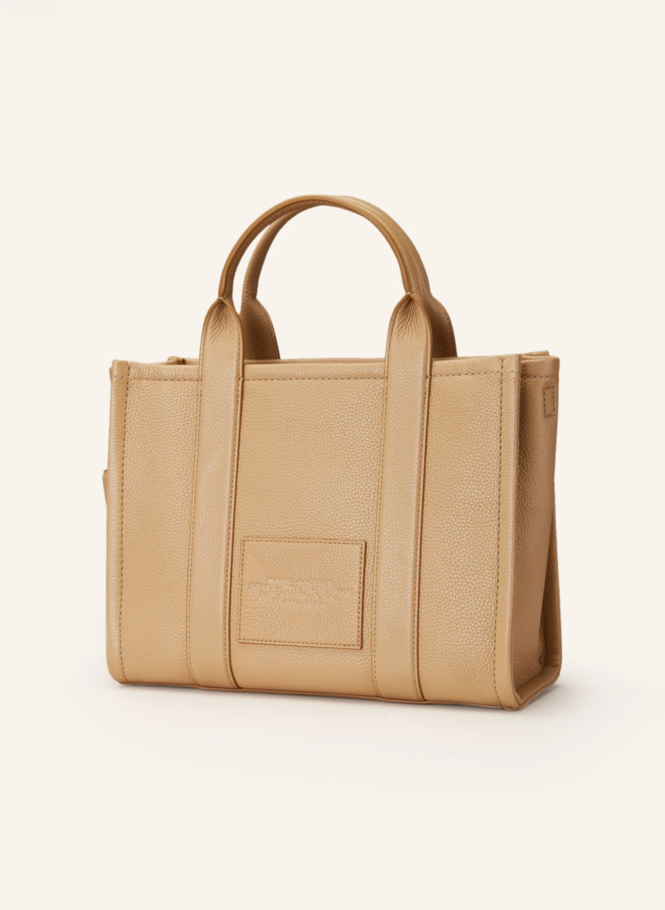 MARC JACOBS Shopper THE MEDIUM TOTE BAG LEATHER