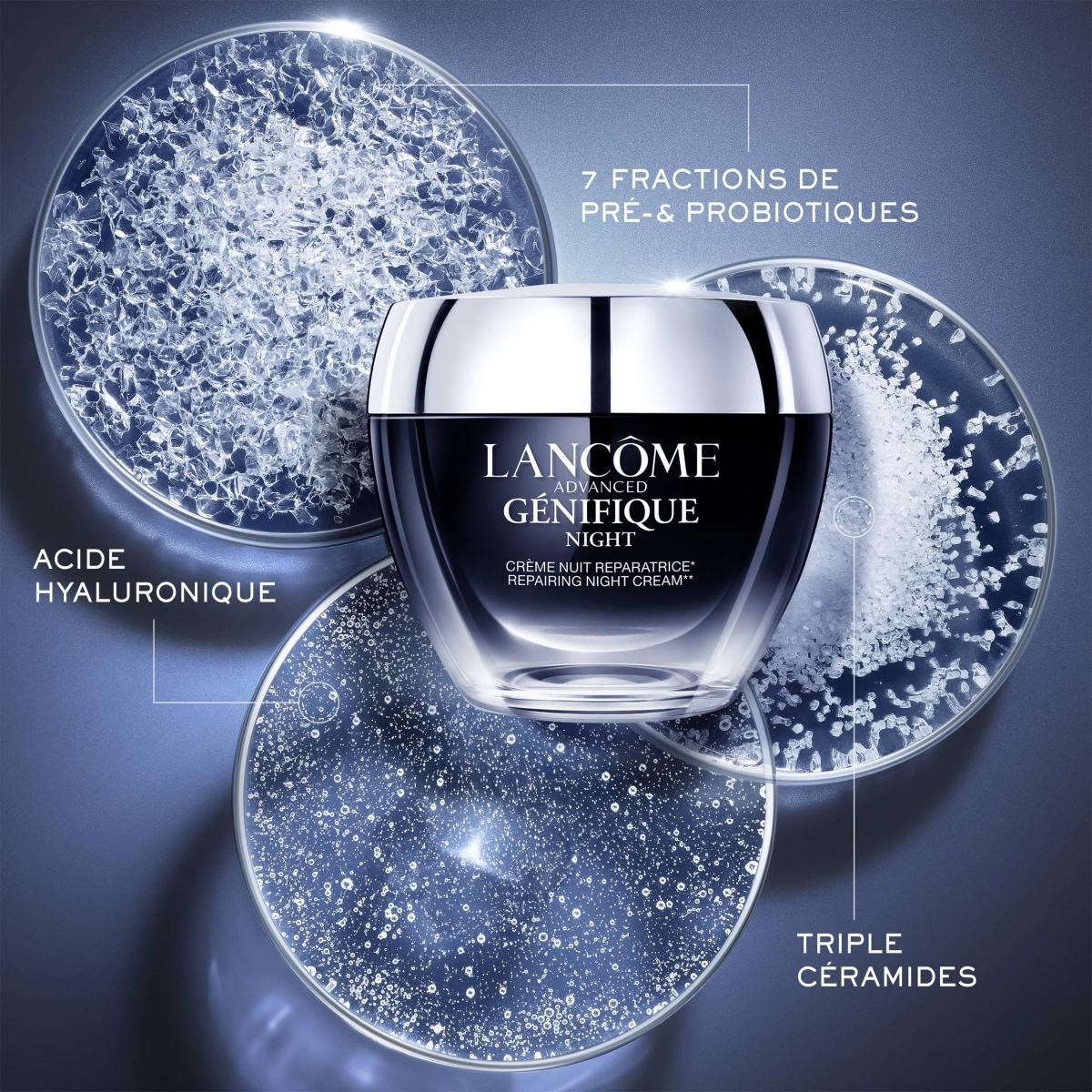 LANCÔME Advanced Génifique Nuit Crème nuit réparatrice de la barrière cutanée