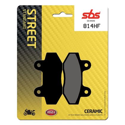 Plaquettes de freins SBS 814HF Organique avant