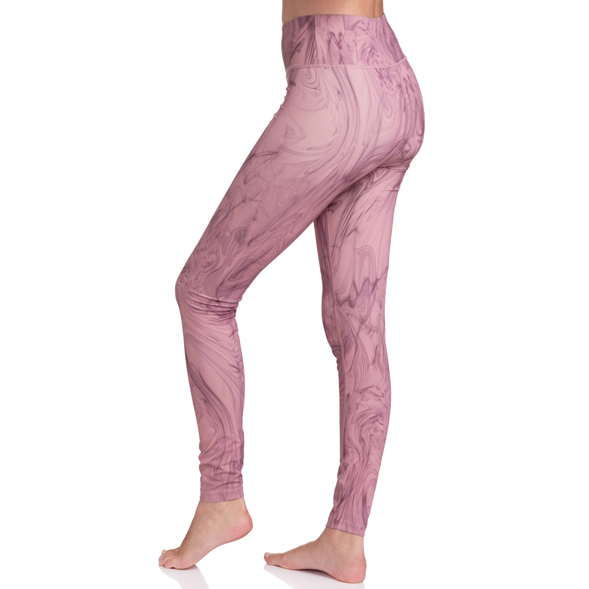 Gina Sports Damen Yoga-Leggings mit Allover-Muster rosa