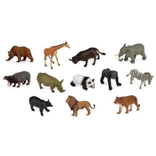 Collecta mini wilde dieren 5-3 cm (12st)