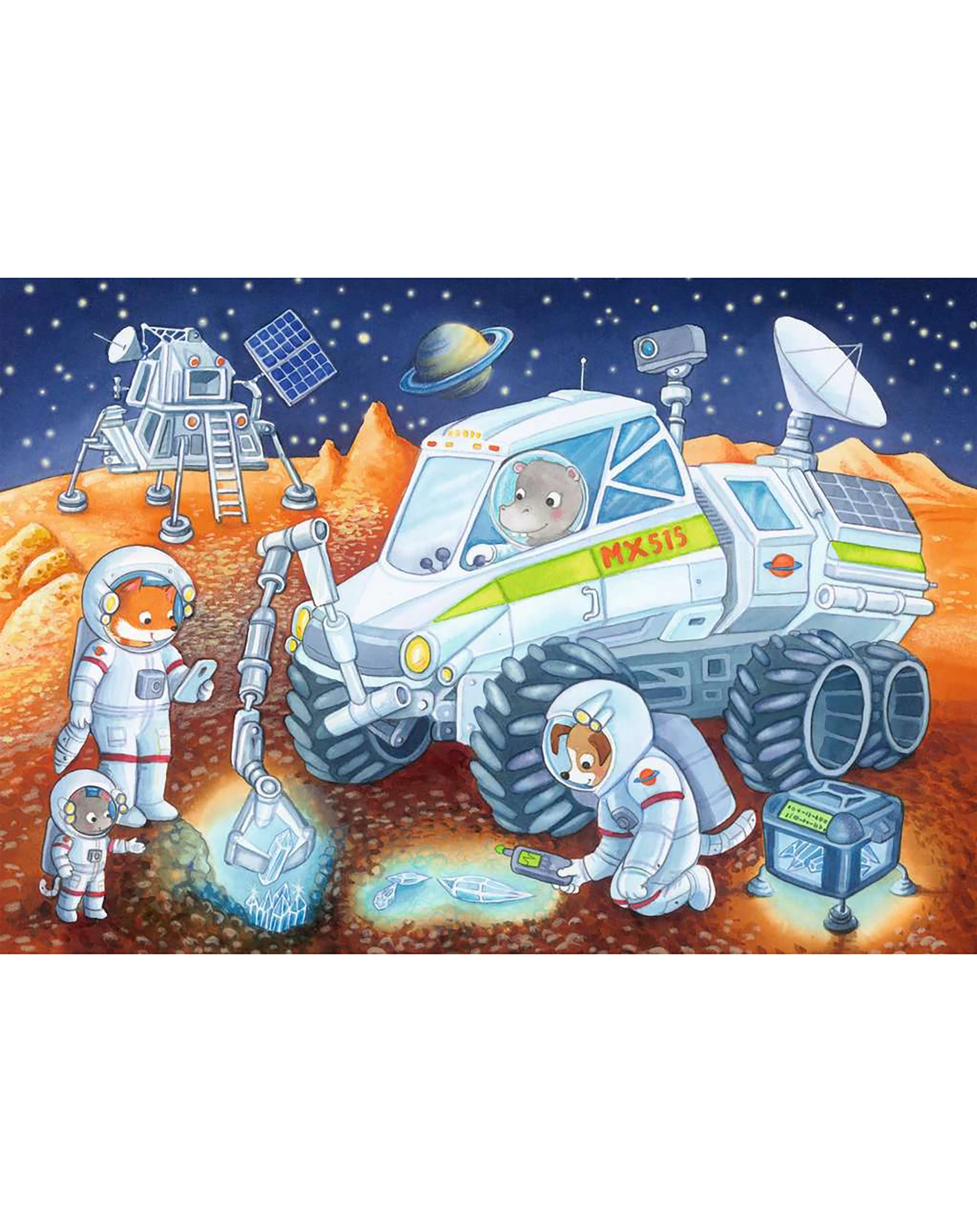 Puzzle REISE DURCH DEN WELTRAUM 2x24-teilig