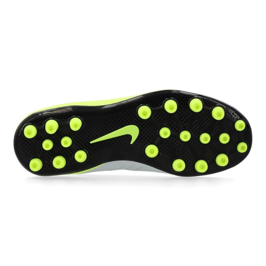 Nike Phantom Luna II Academy AG Mad Voltage - Argenté/Noir/Jaune Fluo Enfant