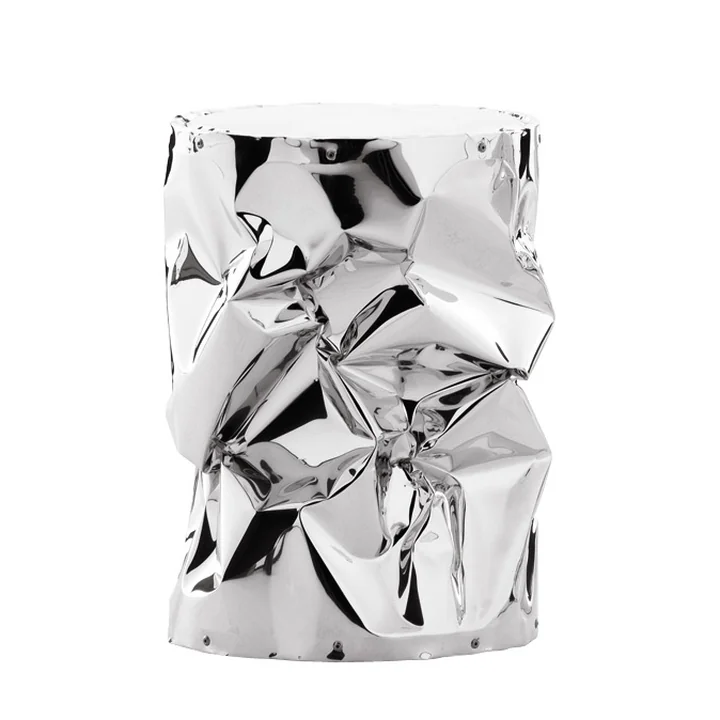 Opinion Ciatti - Tab.u Collection Beistelltisch / Hocker H 43 Ø 30 cm, Chrom