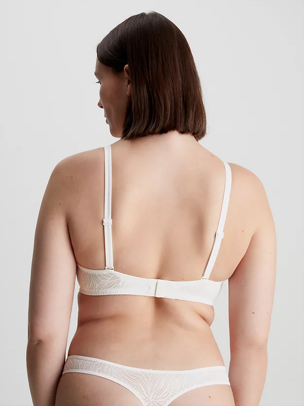Sutiã camiseta Demi - Marquisette transparente