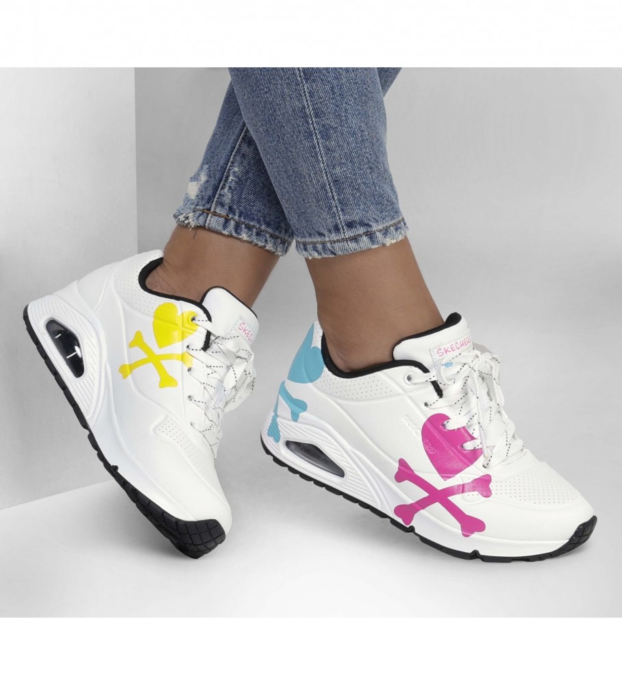Tênis Skechers Tokidoki UNO Crossing Hearts Branco