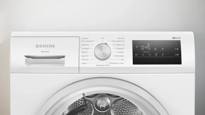 Siemens iQ300 Kondenstørretumbler - 8 kg.