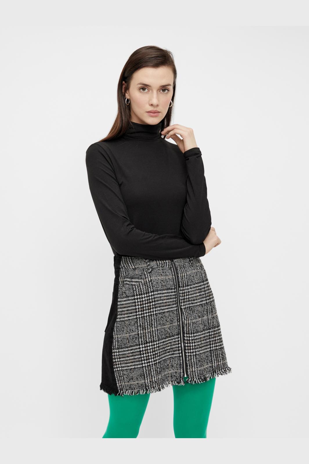 Pieces Pcsirene Ls Rollneck Top