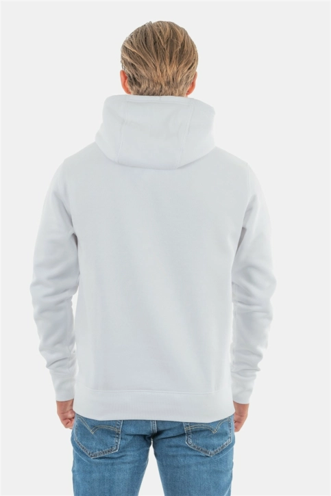 sweat tommy jeans regular fleece ybr white