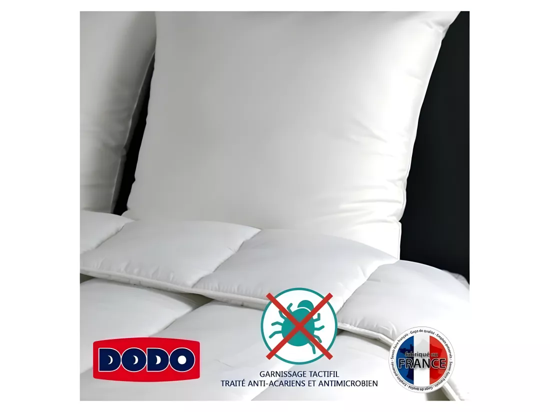 DODO Oreiller Percale Anti-Acariens PALACE - 65 x 65 cm
