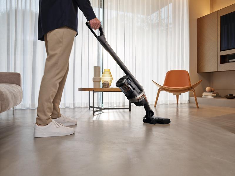 Miele Triflex HX2 Performance Kaschmirgrau Akku-Staubsauger mit zusätzlicher Batterie und Handelektrobürste