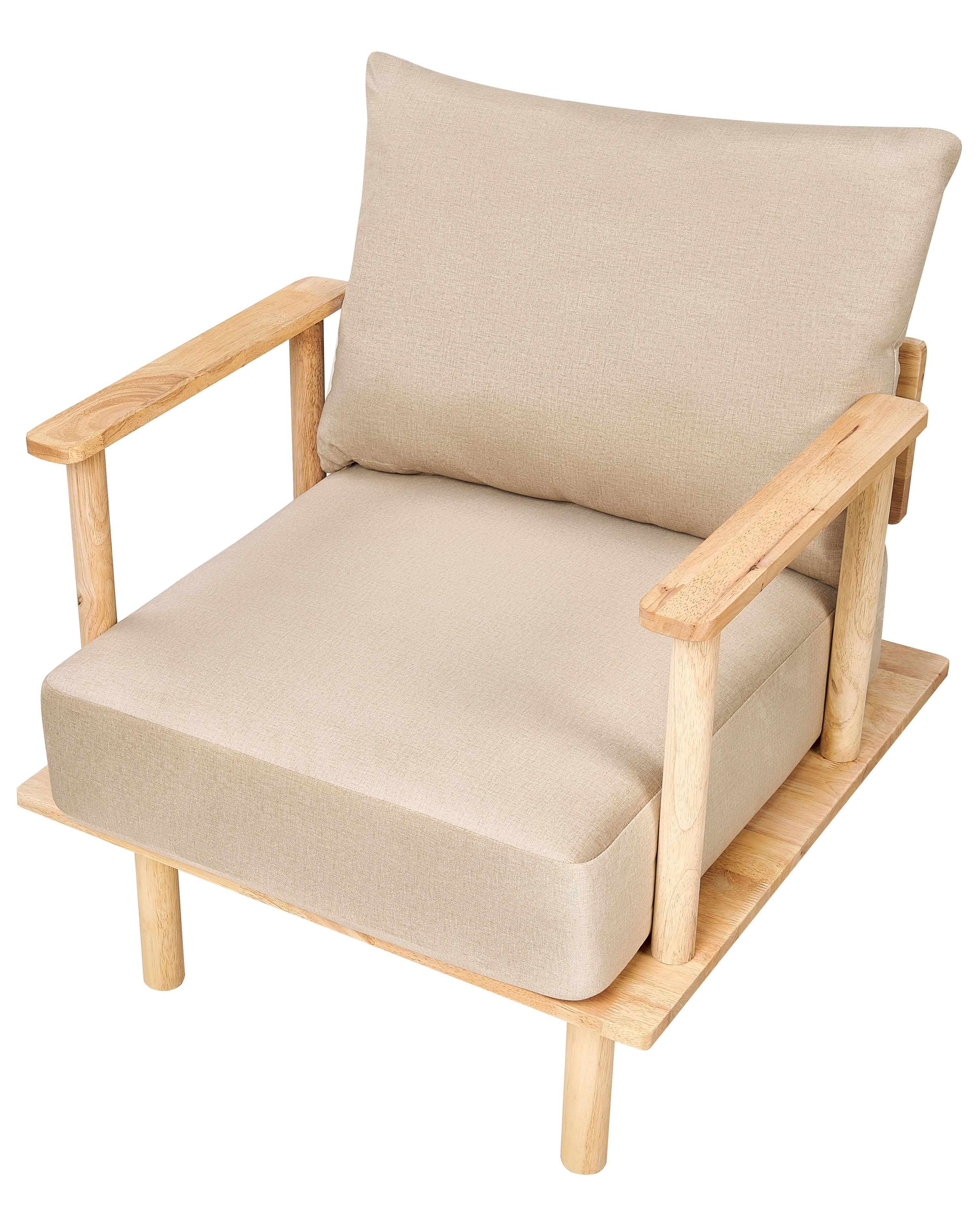 Fauteuil ASKER Stof Zandbeige