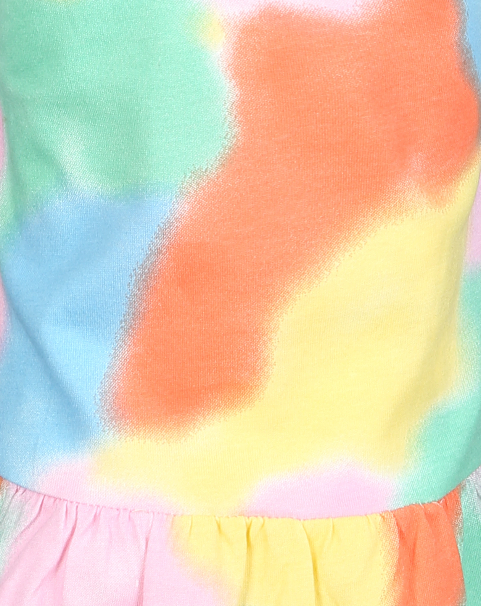 Kurzarmkleid PEACE LOVE in bunt