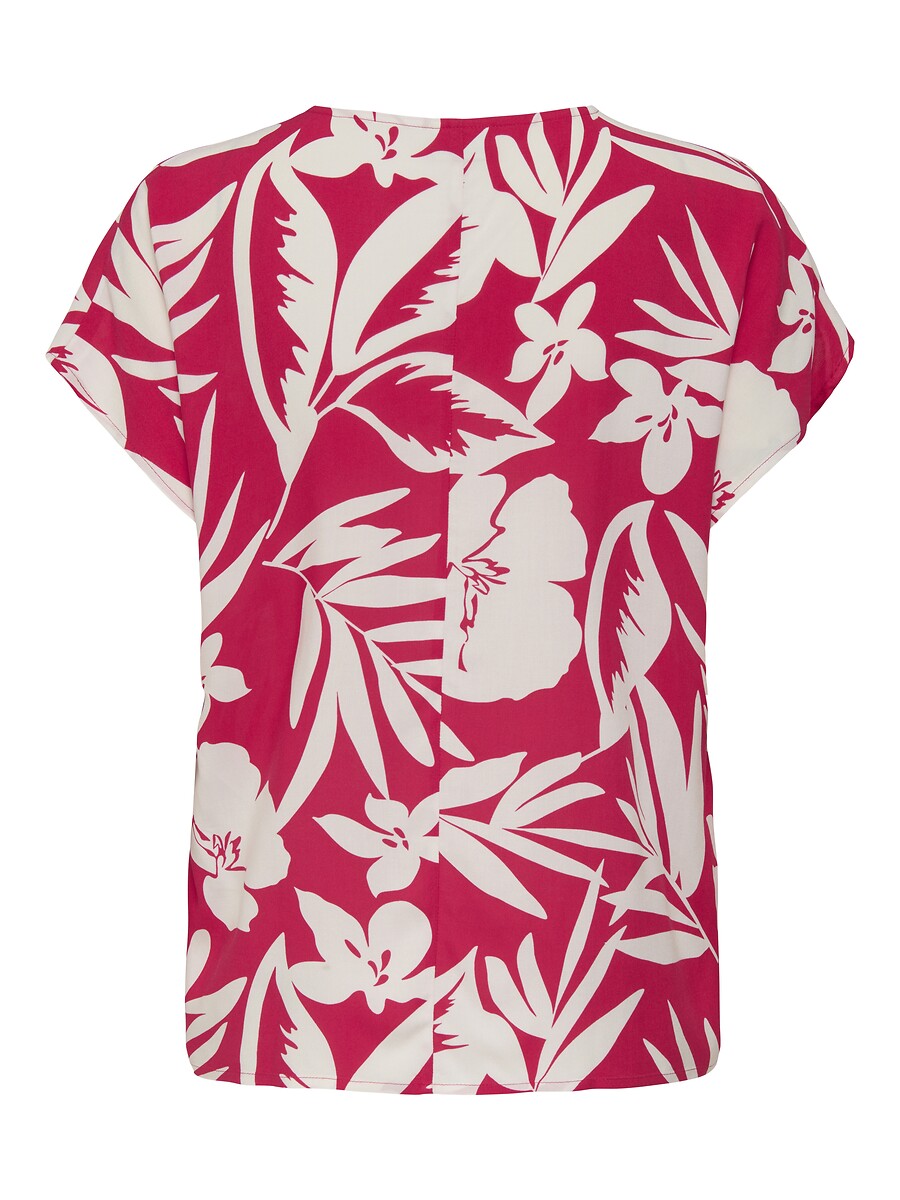 Blusa JDY com mangas curtas e decote em V