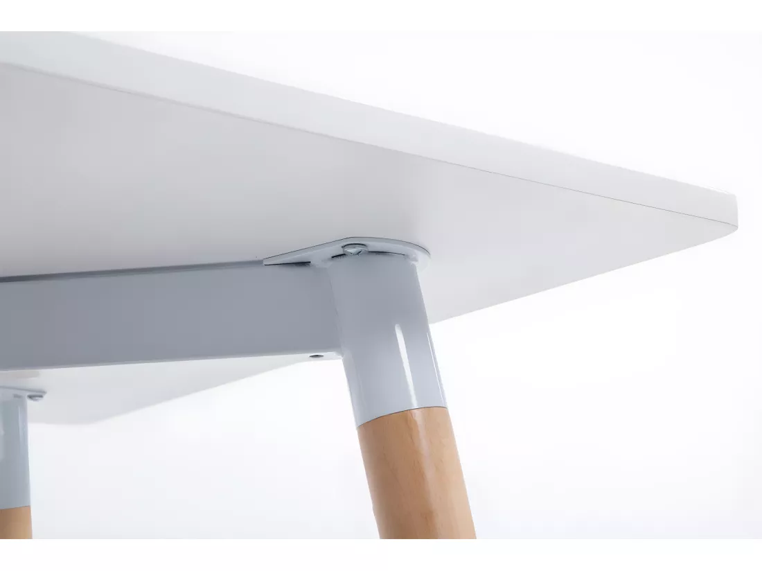 Table de cuisine table bois marron 80 x 80 x 75 cm TAB10008