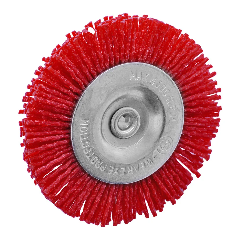 Nylonbørste med slipekorn Ø75 mm
