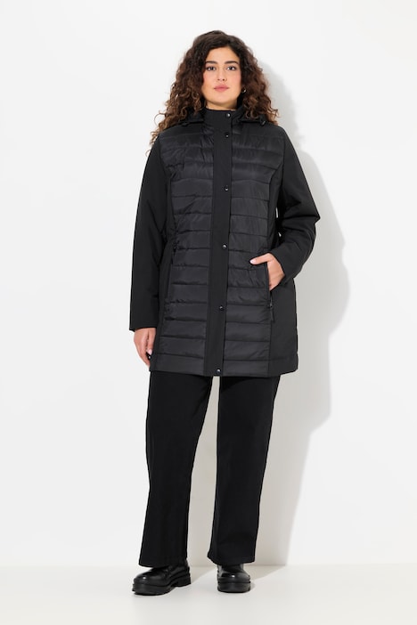 HYPRAR Hybridjacke, Stepp/Softshell, Stehkragen, Kapuze