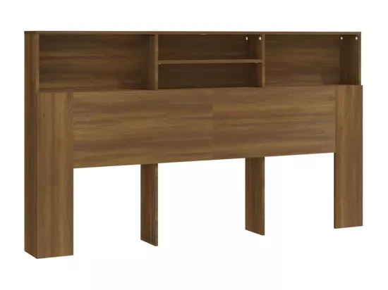 Armoire de tête de lit Chêne marron 180x19x103,5 cm