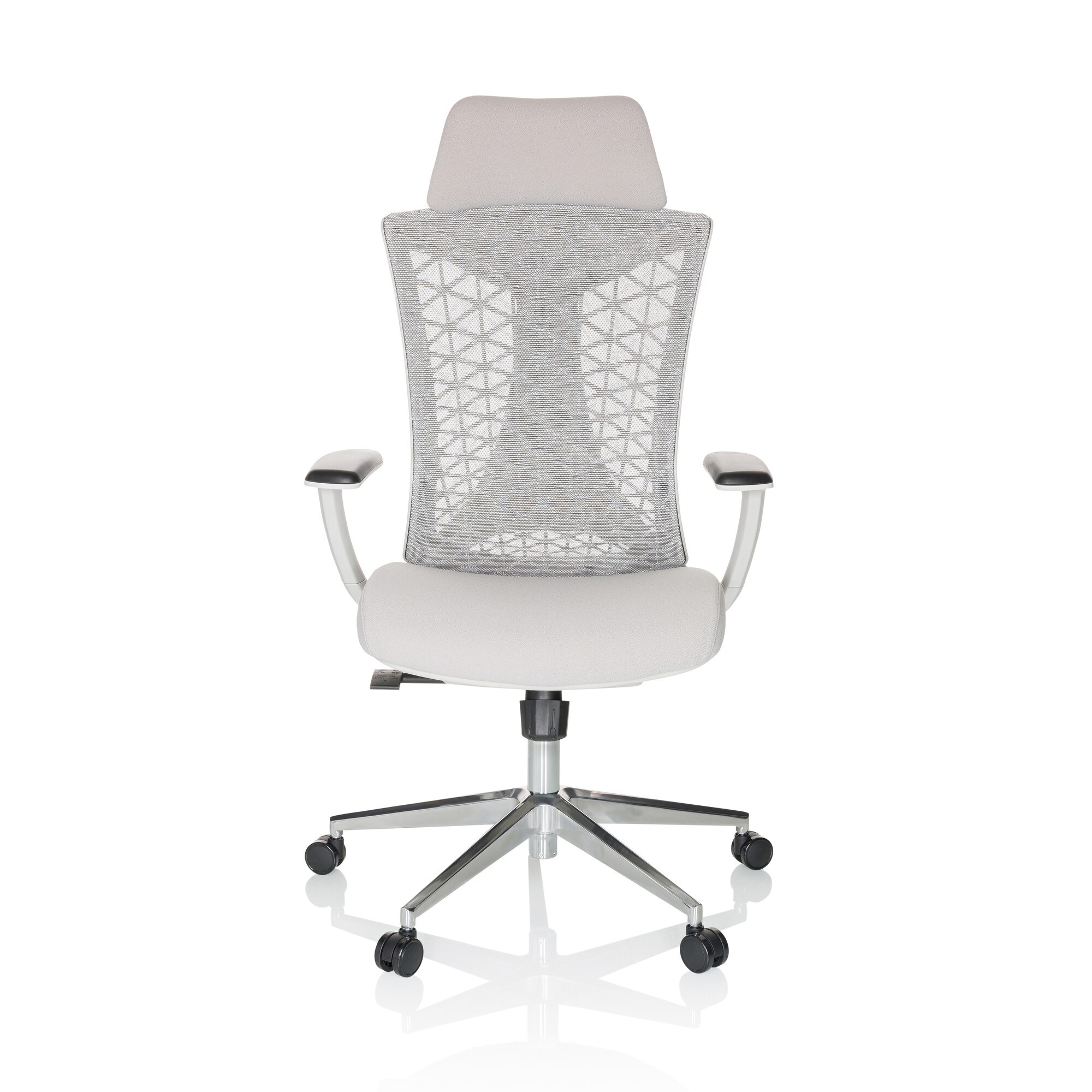 Profi Bürostuhl FALEO W Stoff/Netzstoff mit Armlehnen hjh OFFICE