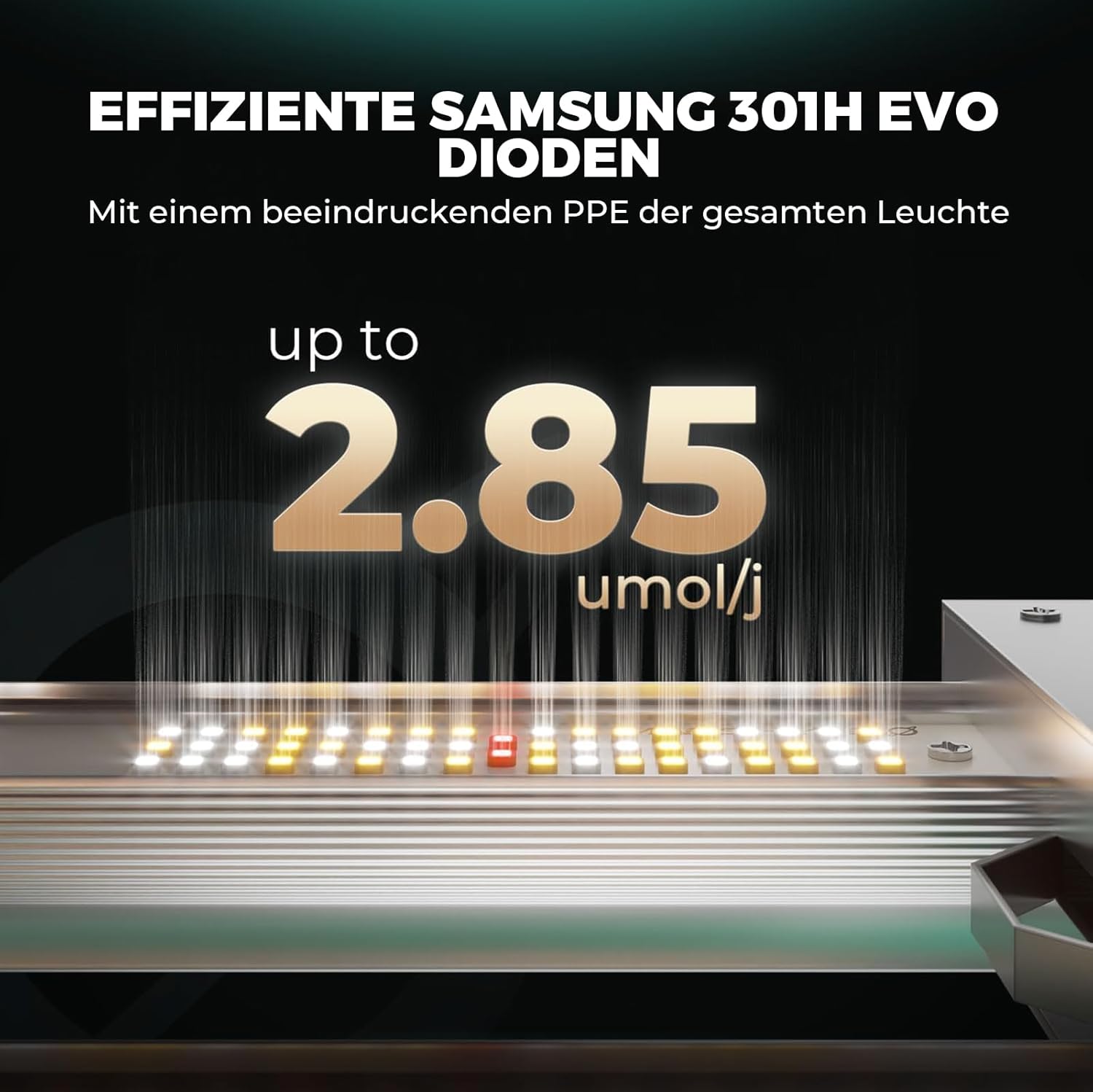 MARS HYDRO Growzelt Komplettset mit FC3000 Samsung LM301H App-Regelung Dimmbarer LED Grow Lampe,100X100X180cm 1680D Hoch Reflektierend Mylar Grow Box Komplettset,4