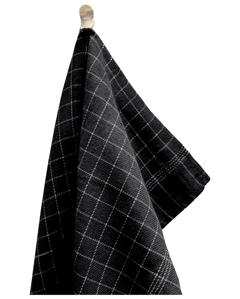 Viskestykke 50 x 70 cm 3-pak - sort