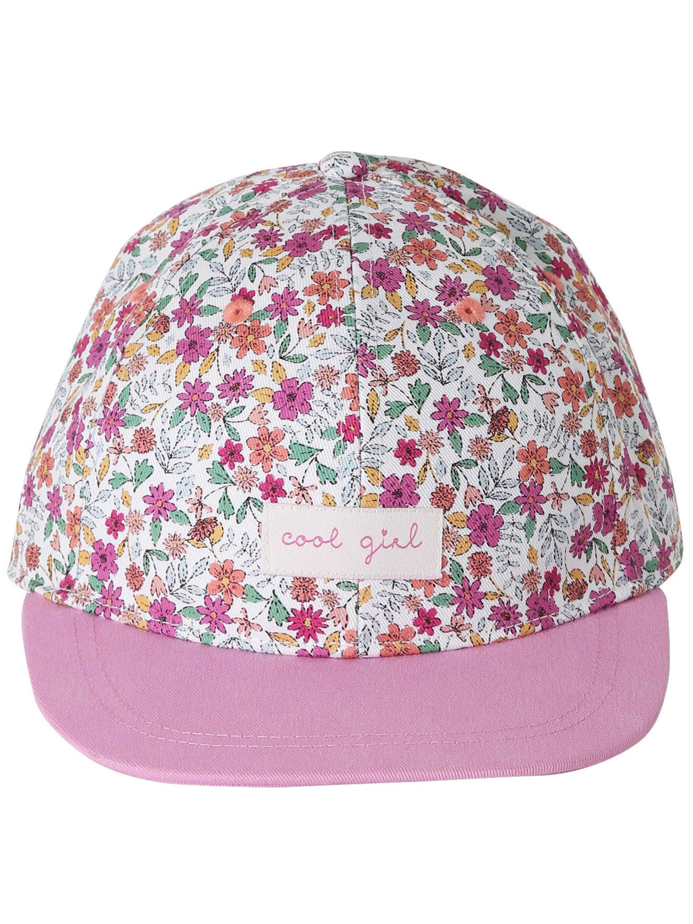 Vertbaudet Mädchen Cap, Blumen pfingstrose