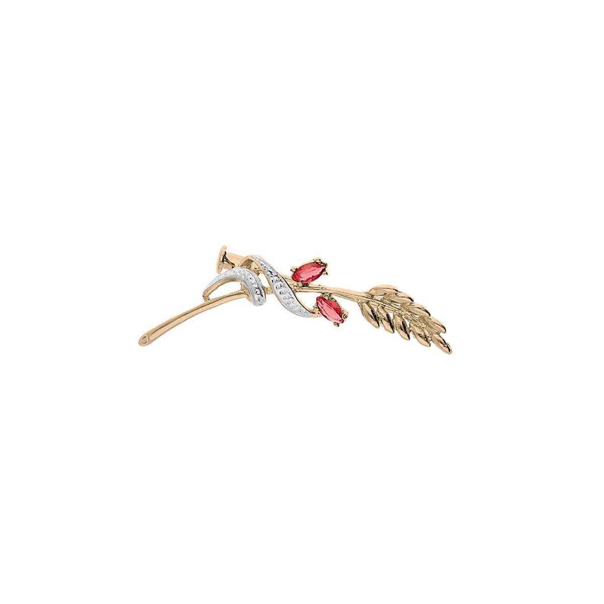 Broche épi de blé - Plaqué or