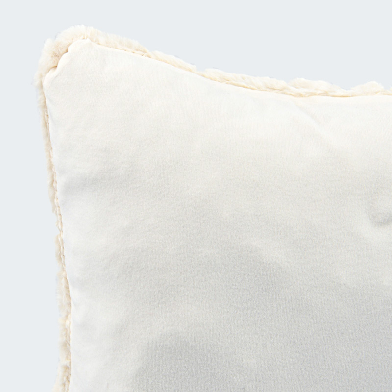 Coussin 'Zebrella' écru