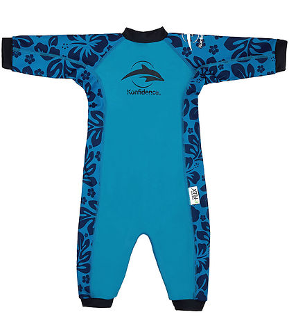 Konfidence Schwimmanzüg - Spritzig - UV50+ - Navy/Cyan