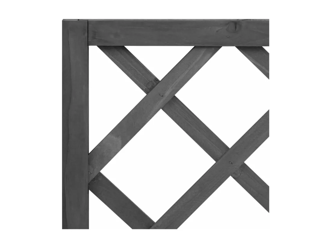 Jardinière bac lit surélevé bois marron 70 x 30 x 135 cm 02_0038851