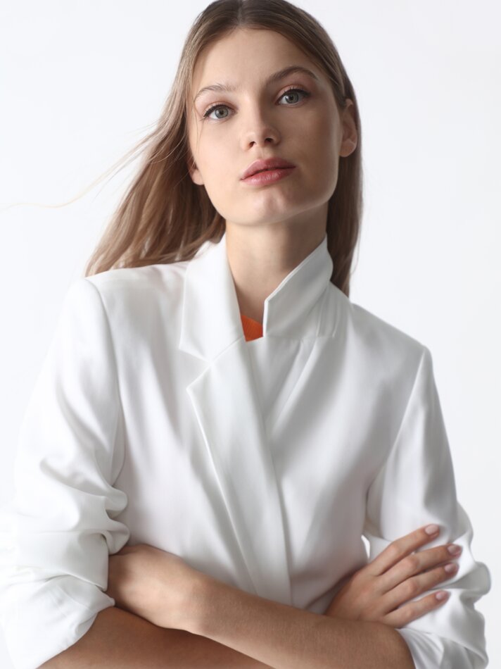 Blazer básico - Branco Óptico