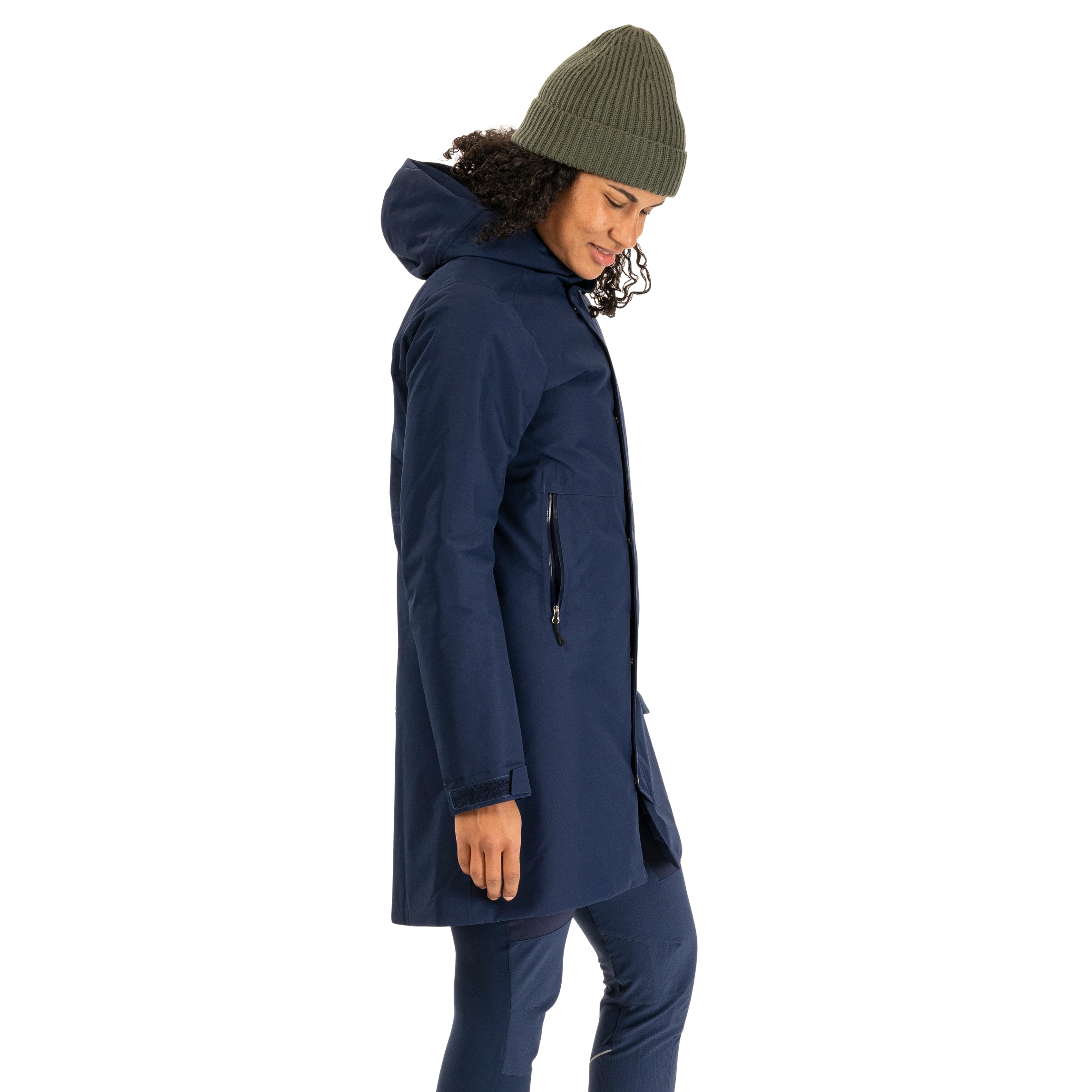 Urban Insulated Shell Coat Women Navy Blue