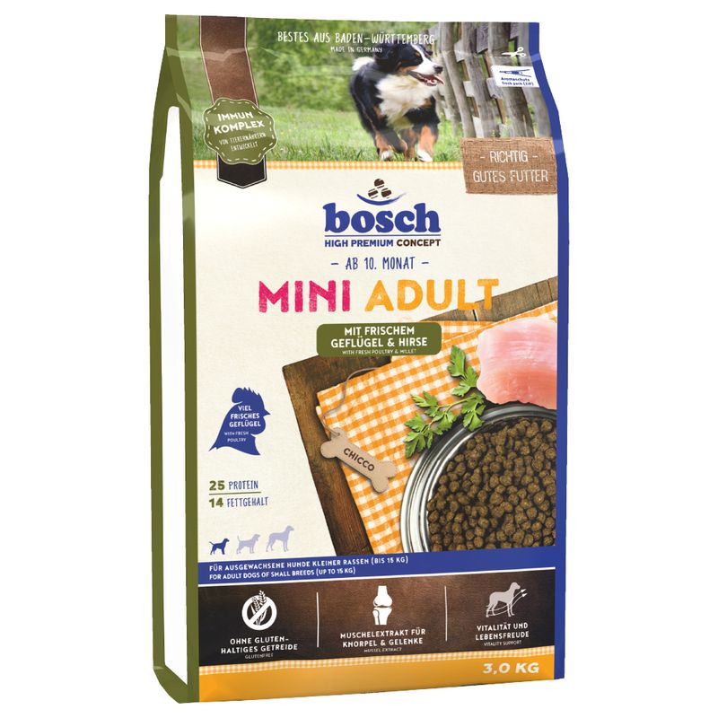 bosch Adult Mini, volaille & millet