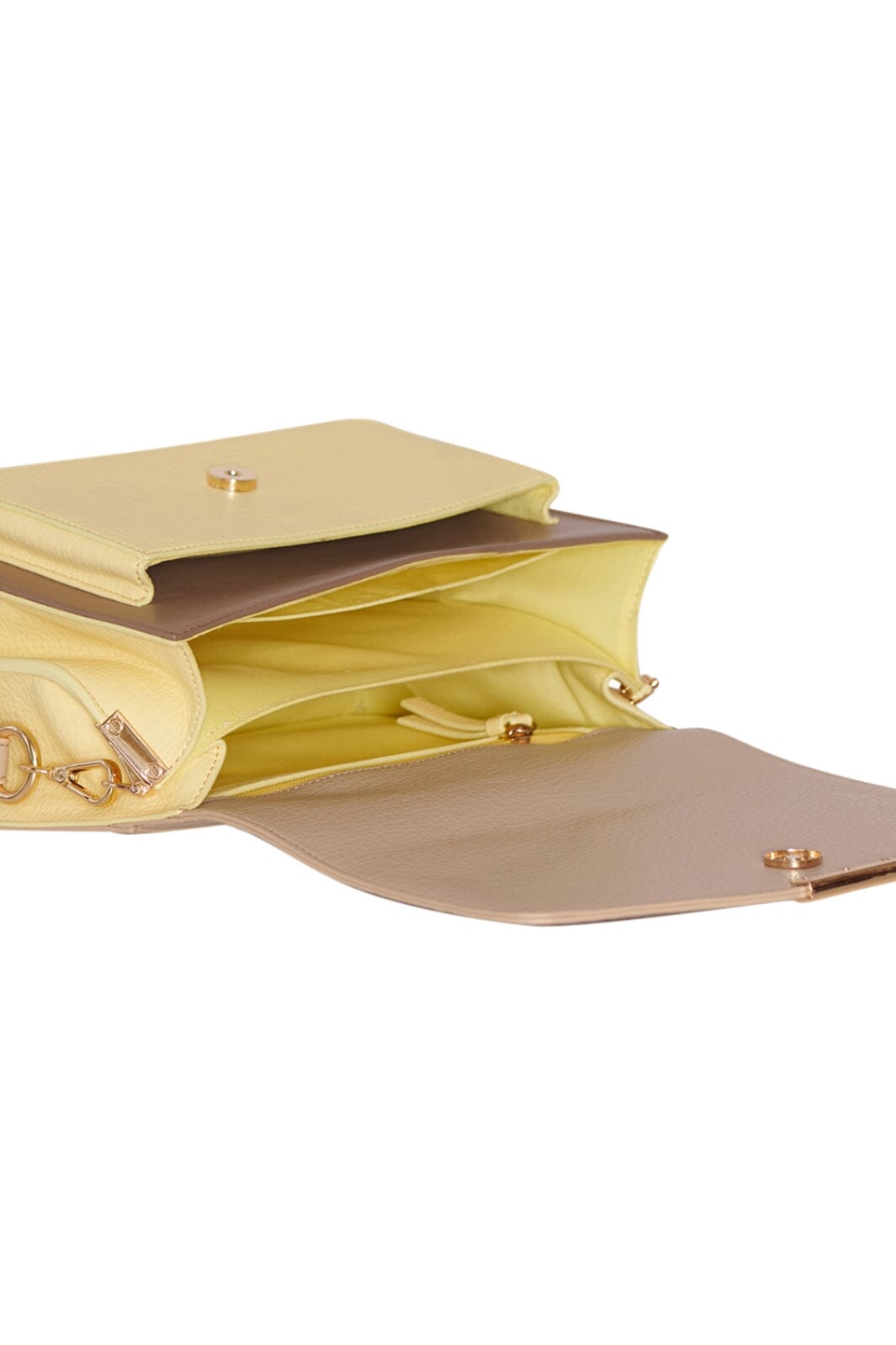 Noella Blanca Multi Compartment Bag 1002 pastel yellow taupe