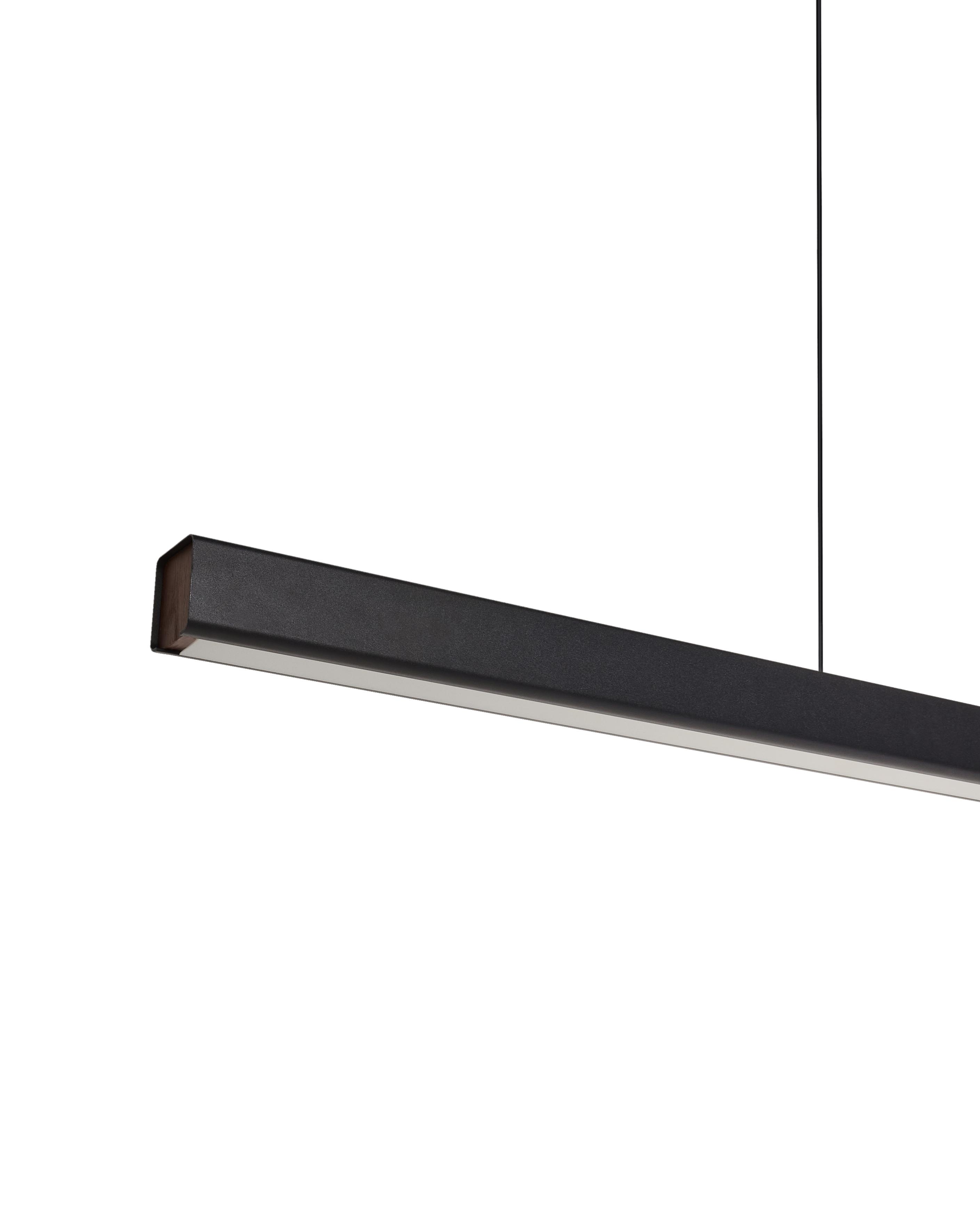 LED hanglamp ARENAS met afstandsbediening Zwart