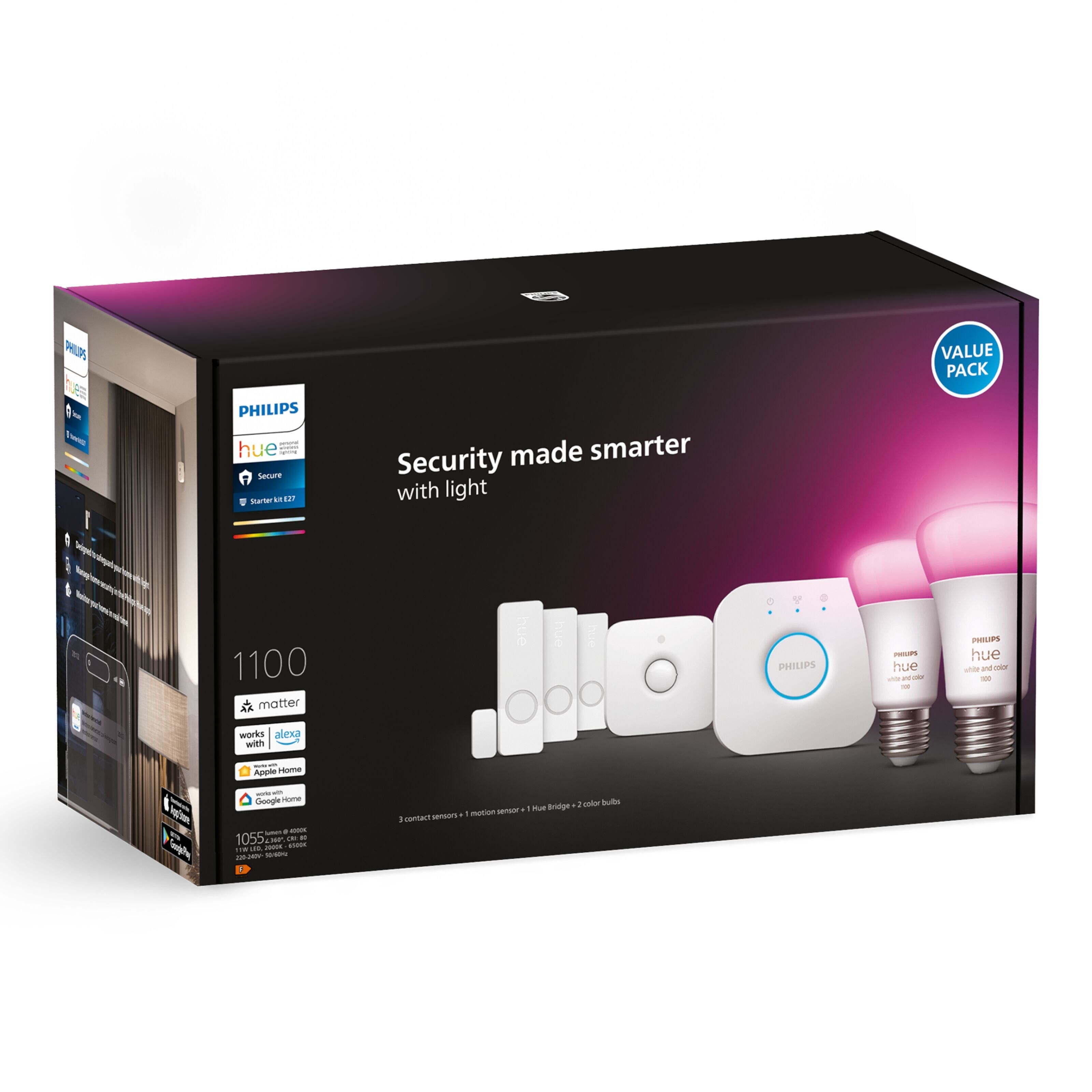 Philips Hue Secure Startpakke