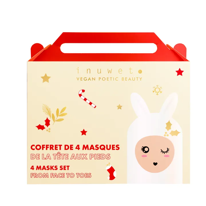 Inuwet Coffret de la tête aux pieds - 4 masques