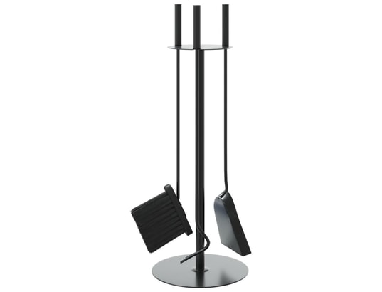 VIDAXL - Accessoires cheminée Set d’outils de cheminée 4 pcs 22x59 cm acier