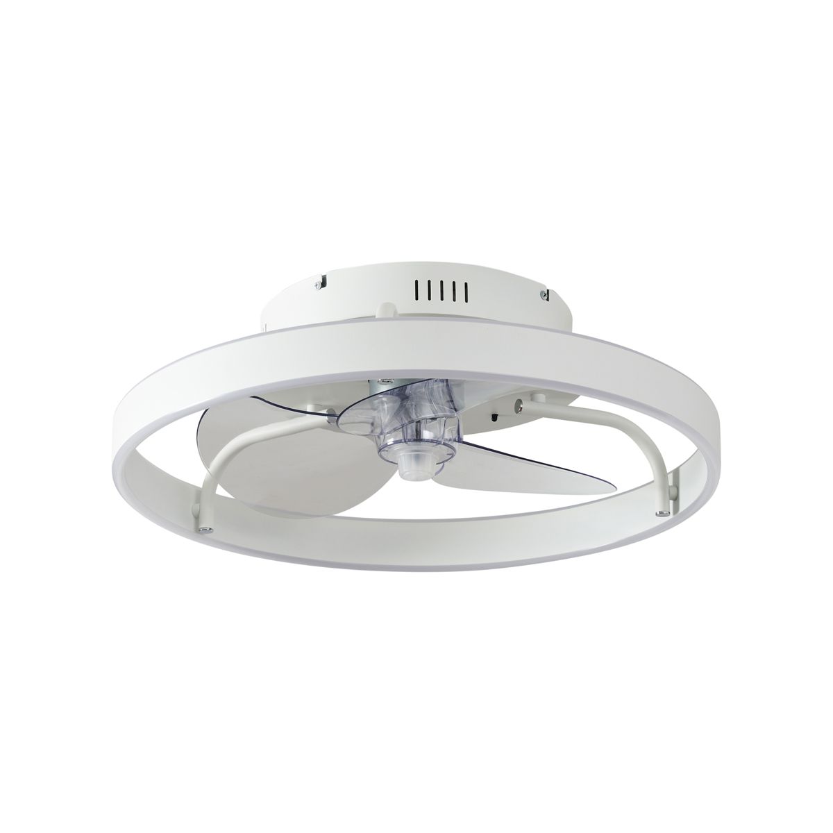 Plafondventilator wit 50cm incl. LED dimbaar met afstandsbediening - Maddy